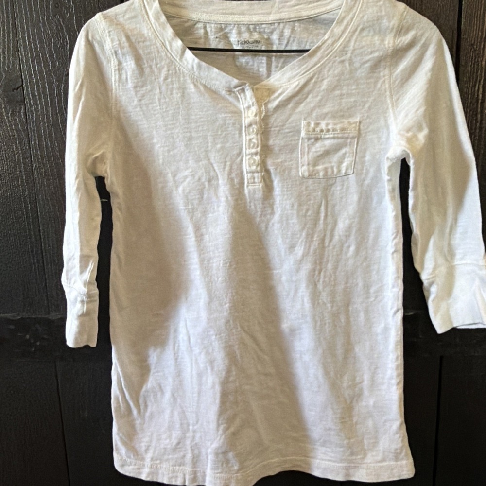 Cherokee Juniors Size Xl 14-16 White Lace Buttons 100% Cotton O